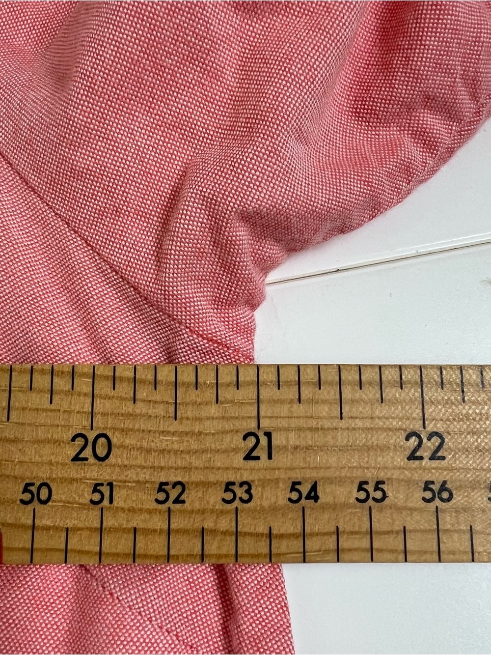 J.Crew Salmon Pink Oxford Popover Cotton Blouse - Women’s Size Large - Picture 5 of 6